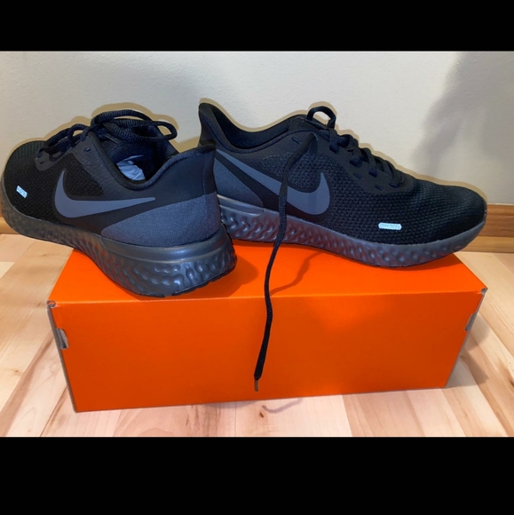 Nike Shoes - Nike Revolution Black Gym Shoes